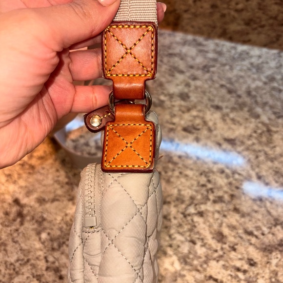 MZ Wallace Beige Quilted Crossbody Bag - Picture 5 of 8